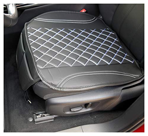 Fundas de Asiento para Coche compatibles con Dacia Dokker 2012 para Conductor y copiloto, Color Negro y Blanco