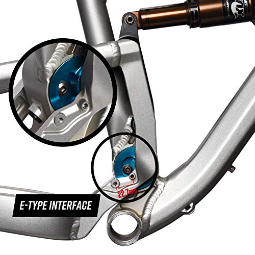 Funn Zippa Lite E-Type SRAM 26/36 T guidacatena, Negro, Única