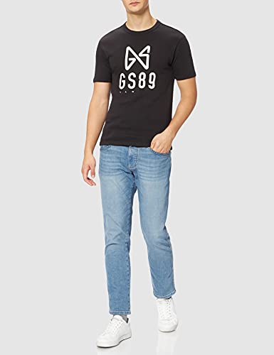 G-STAR RAW Butterfly Logo Camiseta, Negro (Dk Black C812-6484), M para Hombre