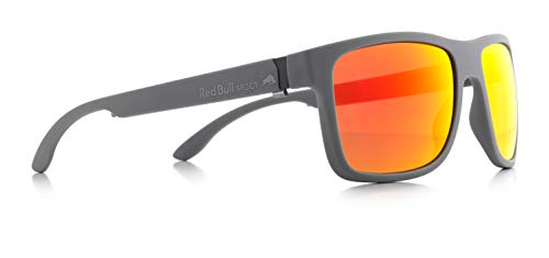 Gafas de sol polarizadas Red Bull SPECT Wing1 Matt Dark Gris-Smoke-rojo Mirror