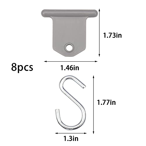 Ganchos Para Toldo Para Caravanas, Portátil En Forma De S, Accesorios Para Toldos Para Acampar, Colgador Para Autocaravanas, Caravanas, Decoración De Tiendas De Campaña Para Fiestas De Navidad