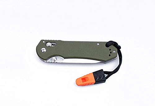 Ganzo Cuchillo Navaja, Unisex, G7452-GR-WS, Verde, Talla única