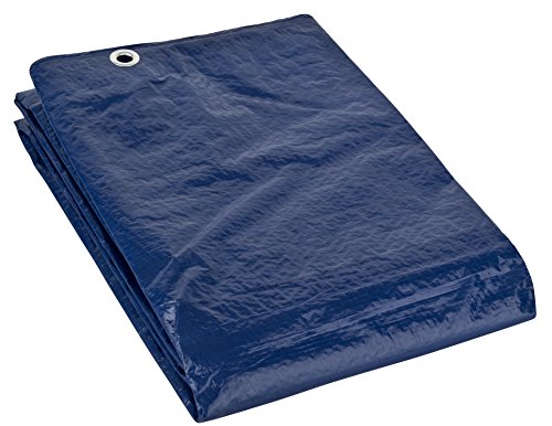 GardenMate 3 x 6 m 90 g/m2 Lona de protección Universal azul/verde | Funda protectora | Lona impermeable