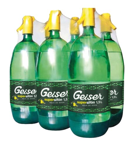 Geiser Supersifón Agua de Soda, 1,5L (pack de 6)