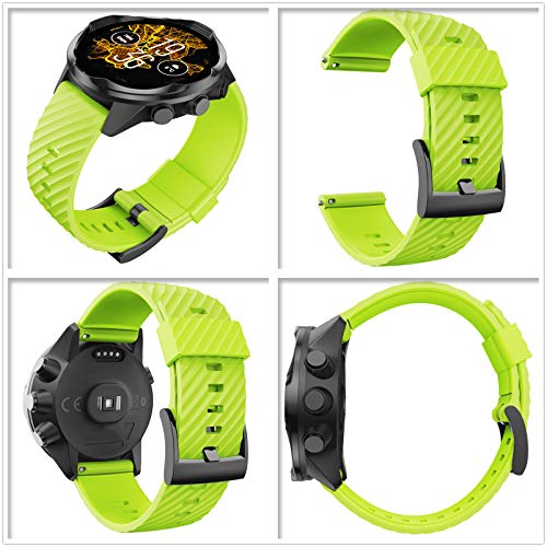 geneic Para Suunto- 7/9/Baro/D5 silicona suave reloj inteligente accesorio EasyFit pulsera deportiva correa de instalación rápida