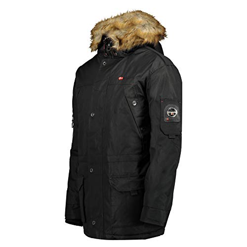 Geographical Norway Parka de hombre ABIOSAURE negro talla L