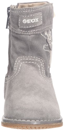 Geox B Morgana G - Botas de Cuero para bebé, Color Gris, Talla 23