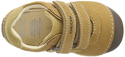 Geox B TUTIM A First Walker Shoe Bebé-Niños, Beige (Biscuit), 20 EU