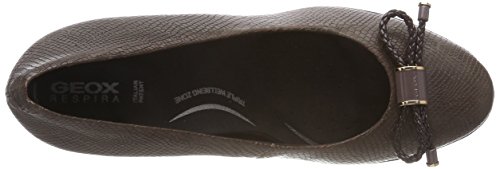 Geox D ANNYA A Zapatos De Tacón Mujer, Marrón (Chestnut C6004), 38 EU