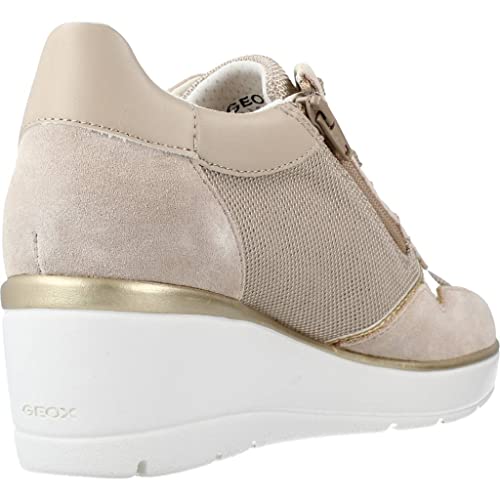 Geox D ILDE, Zapatillas Mujer, Lt Taupe Beige, 40 EU