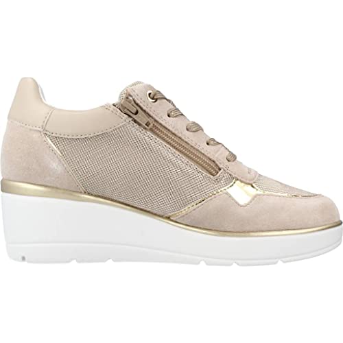 Geox D ILDE, Zapatillas Mujer, Lt Taupe Beige, 40 EU