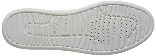 Geox D LEELU' E Sneaker Mujer, Blanco, 42 EU