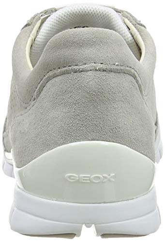 Geox D SUKIE B Zapatillas Mujer, Gris (Lt Grey C1010), 35 EU