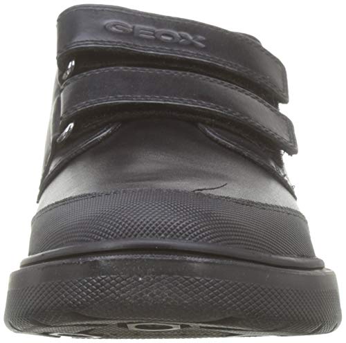 Geox J RIDDOCK BOY F Zapatos De Uniforme Escolar Niños, Negro (Black), 26 EU