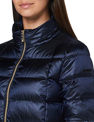 Geox W Blenda Mid JKT (W0 Down Coat, Iridescent Blue, 52 para Mujer