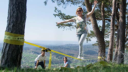 Gibbon Slacklines Gibbon Slacklines Classic - Juego de Slackline (15 m), Color Amarillo