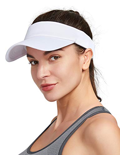 Gisdanchz Viseras Mujer Visera Running Hombre Sport Cap Gorra Tenis Viseras Hombre Sombrero Visera Hombre Protección UV Viseras Running Hombre Gorra Visera Playa Mujer Viseras Hombre Blanco