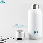 Glo Botella Purificadora De Agua, Acero Inoxidable Sin Bpa 400Ml |Mantiene El Agua Caliente 12H Y Fría 24H | Pure Bottle Acaba, unisex