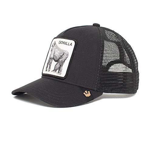 Goorin Bros. King of The Jungle Gorra de béisbol, Rey Negro de la Selva, Talla única para Hombre