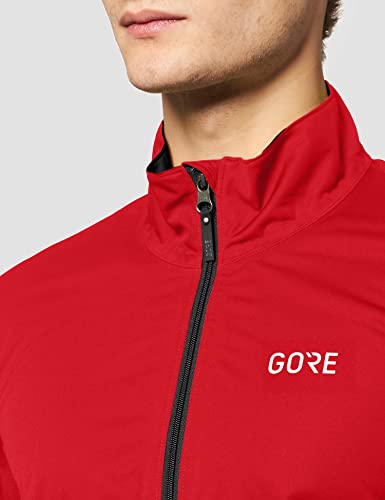 GORE WEAR C5 Chaqueta de ciclismo de hombre GORE-TEX, XL, rojo/negro