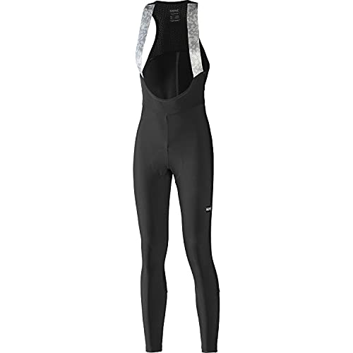 GORE WEAR Progress Thermo Bib Tights+, Tejidos Seleccionados GORE , 38, Negro