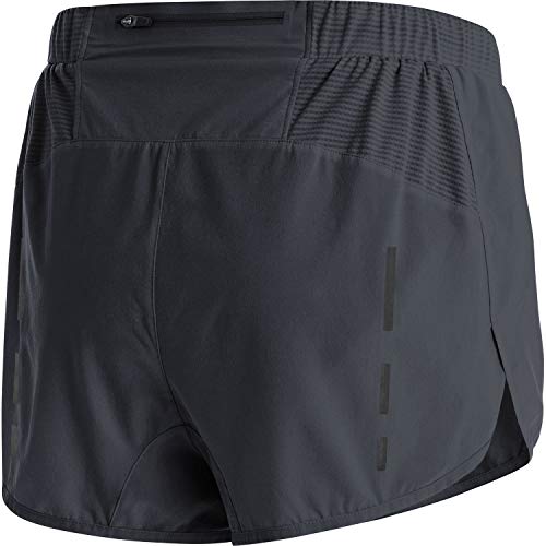 GORE WEAR Short de running Split Shorts para hombre, S, Negro