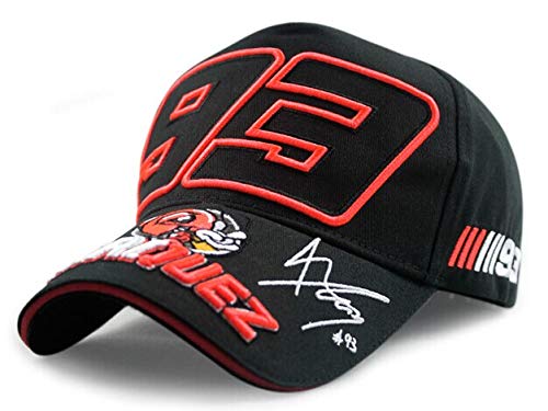 Gorra Marquez 93 Moto GP Honda HRC 2018 (Negro)