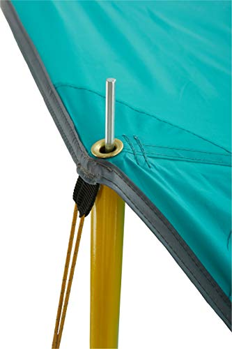 Grand Canyon TAHUTA Shelter 5 - Lona/Vela Solar 600 x 500 cm - Forma Rectangular, UV50+, Impermeable - Blue Grass (Azul)