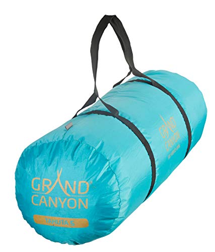 Grand Canyon TAHUTA Shelter 5 - Lona/Vela Solar 600 x 500 cm - Forma Rectangular, UV50+, Impermeable - Blue Grass (Azul)