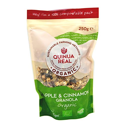 Granola de quinoa real con manzana y canela sin gluten BIO - Quinua Real - 250g