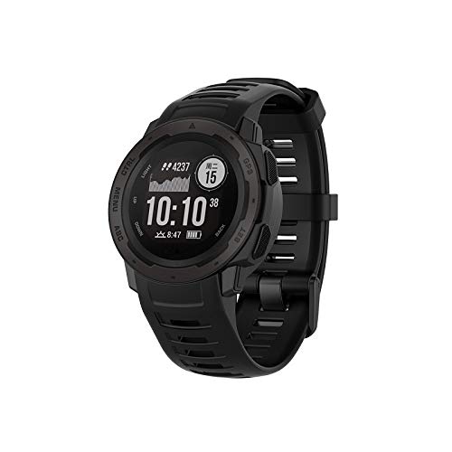 Gransho Compatible con Garmin Instinct Solar Surf/Camo/Tactical/Esports Edition Correa de Reloj, Banda de Reemplazo Silicona Suave Sports Pulsera (4-Pack G)