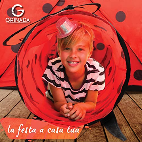 GRINADA® Tienda de campaña infantil con túnel y luces para niñas para niños, habitación infantil, ideal como regalo para niños, casa de juegos, para interiores y exteriores (sin luces LED)