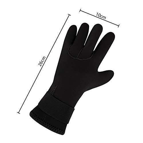 Guantes de neopreno de alta elasticidad, 3 mm, antideslizantes, para bucear, surf, natación, esnórquel, navegación, kayak, piragüismo, guantes térmicos para adultos y jóvenes