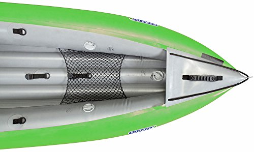 Gumotex Solar 410 C 2 + 1 personas Kayak 3 asientos, verde, talla única