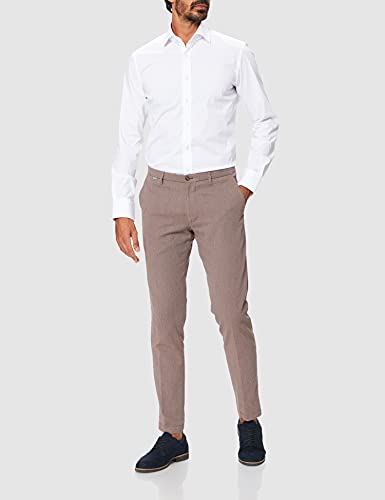 Hackett London Stretch Pop BC Camiseta, 800WHITE, 155 para Hombre