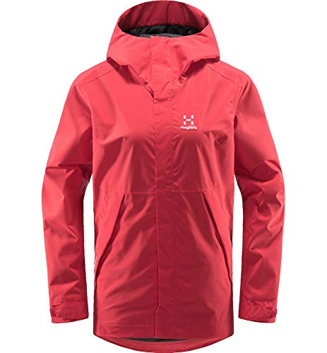 Haglöfs Tjärn Chaquetas, Mujer, Hibiscus Red , XL