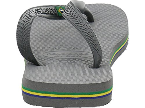 Havaianas Brasil, Chanclas, para Unisex adulto, Gris Acero, 41/42 EU