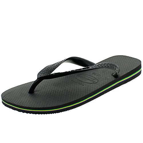 Havaianas Brasil, Chanclas, para Unisex adulto, Negro, 39/40 EU