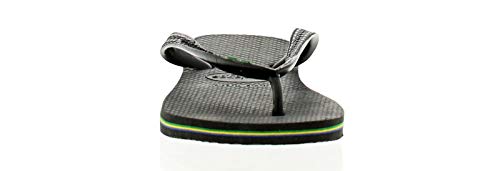 Havaianas Brasil, Chanclas, para Unisex adulto, Negro, 47/48 EU