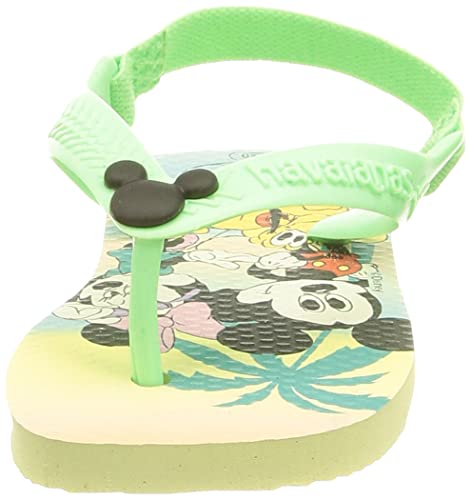 Havaianas Disney Classics II, Chanclas, para Unisex niños, Verde Lima, 23/24 EU