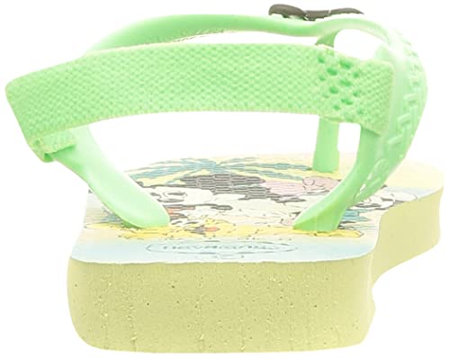 Havaianas Disney Classics II, Chanclas, para Unisex niños, Verde Lima, 23/24 EU