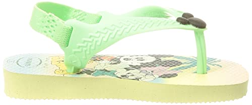 Havaianas Disney Classics II, Chanclas, para Unisex niños, Verde Lima, 23/24 EU