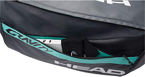 Head Gravity Sport Bag Bolsa de Tenis, Unisex Adulto, Negro/Azul, Talla única