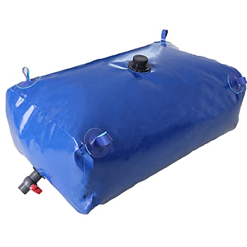 HEcSHENG Bolsa De Almacenamiento De Agua Espesada De Gran Capacidad, Recipiente De Agua De Vejiga De Agua Flexible Plegable A Gran Escala Montada En Un Vehículo,350L