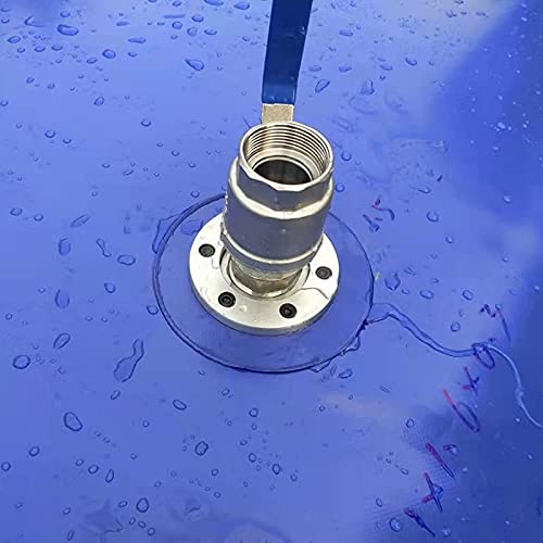 HEcSHENG Recipiente De Almacenamiento De Agua De Gran Capacidad, Tanque De Agua Ligero Plegable con Grifo, Bolsa De Agua De Lluvia Flexible para Exteriores, Resistente A La Sequía,2000L