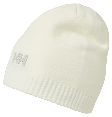 Helly Hansen Brand Beanie, cómodo para actividades al aire libre y la vida urbana, Unisex adulto, Blanco (White), STD