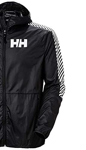 Helly Hansen Chaqueta cortavientos para hombre., Hombre, Chaqueta, 53442, Negro , small