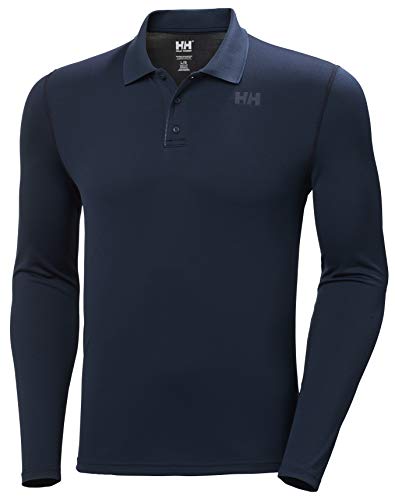 Helly Hansen HH LIFA Active Solen LS Polo Camiseta De Manga Larga, Hombre, 597 Navy, S