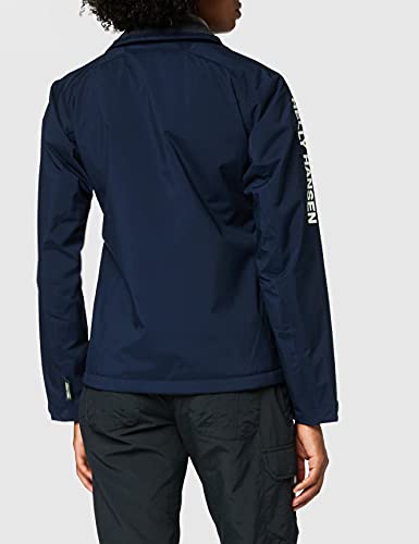 Helly Hansen HP Racing Midlayer Lifaloft Cuello Forro Polar Marina Deportes Navegación Chaqueta Impermeable, Mujer, Azul (Navy), M