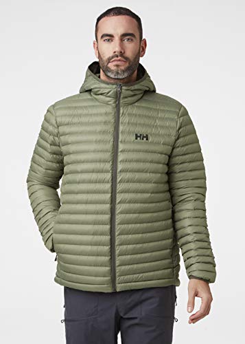 Helly Hansen Sirdal Hooded Insulator Jacket Chaqueta, Hombre, Verde (Lav Green), XL